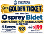 $199 Osprey Bidet/Install Offer